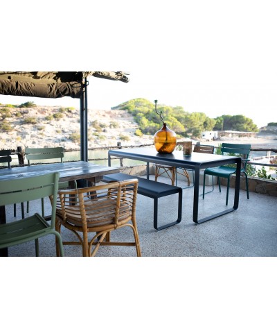 Table Bellevie Fermob 196x90x74 - Repas Conviviaux et Élégance pour Votre Extérieur