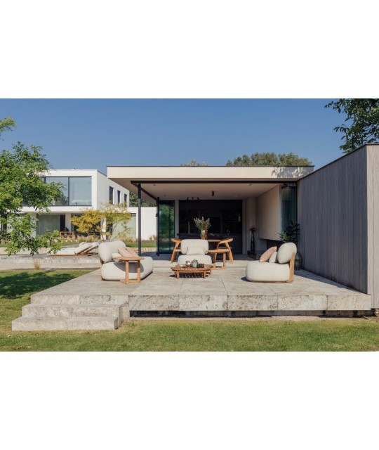 Salon Ruby Gescova – Élégance du Teck et Confort Absolu