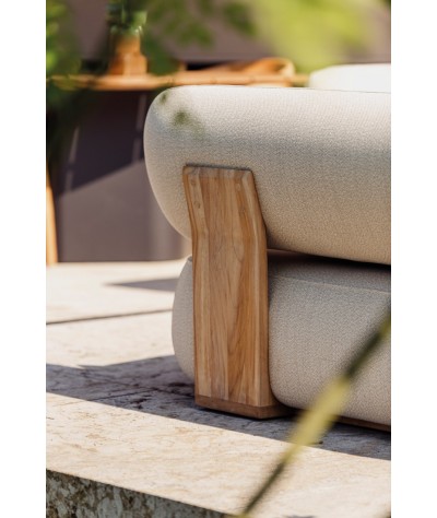 Salon Ruby Gescova – Élégance du Teck et Confort Absolu