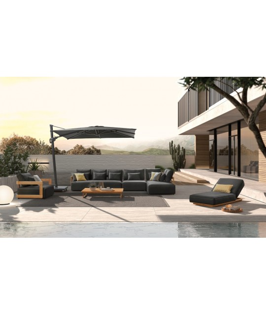 Salon Rafa Teak Gescova – Élégance et Confort en Teck Massif