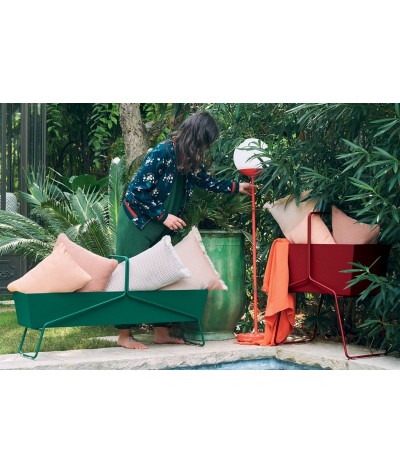 Jardinière Haute Basket Fermob - Design Élégant pour Terrasse et Jardin