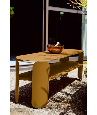 Console Basse Bebop Fermob 120x40x42 - Design Élégant pour Jardin et Terrasse